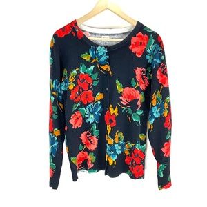 a new day Floral Cardigan - Black, Red, Blue, Green